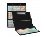 WhiteCoat Clipboard® Trifold - Black Physical Therapy Edition